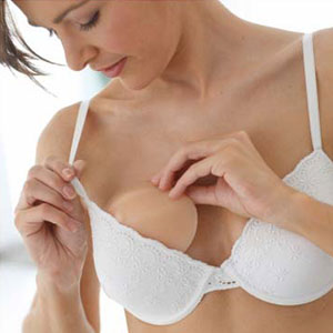 Coussinets en silicone pour faux seins dans le soutien-gorge bonnet B et C